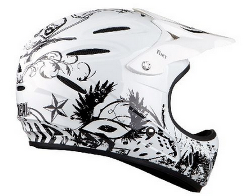 Fury DH Helmet 08 white