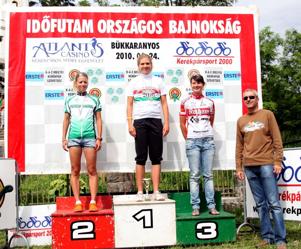 Időfutam Országos bajnokság 2010: Révész Anikó 2009 után idén is időfutam magyar bajnok lett