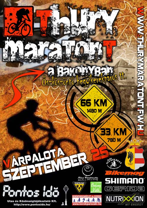Thury Maraton a Bakonyban: őszköszöntő kerékpáros teljesítménytúra időméréssel