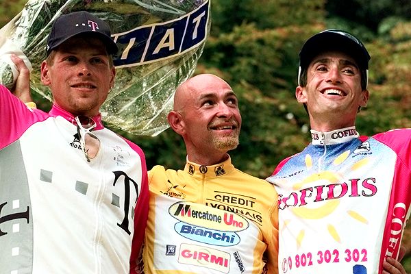 A 98-as Tour dobogója: Ullrich, Pantani és Julich is a listákon