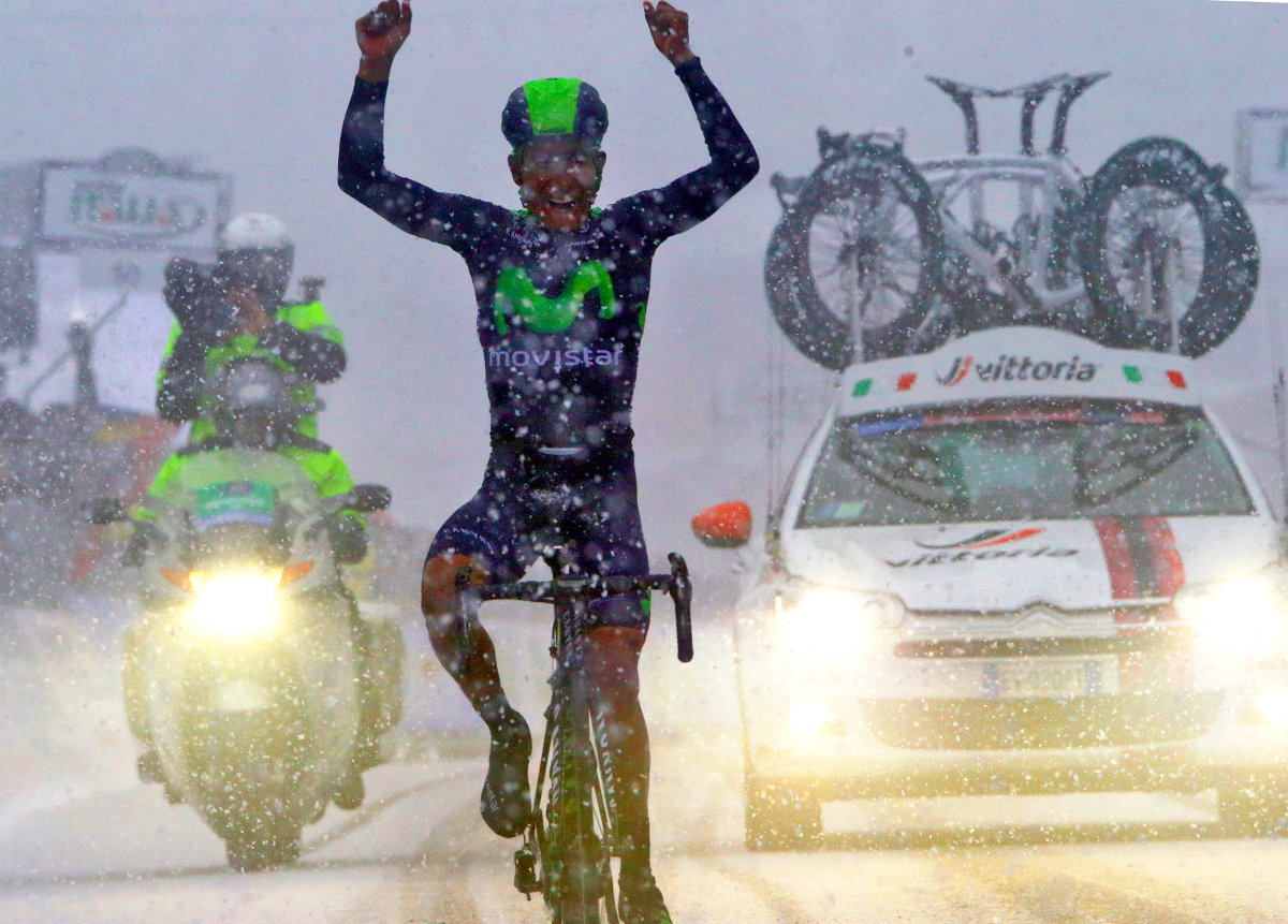 Quintana ismét bizonyította, hogy tavalyi Giro sikere és korábbi kiváló Tour-szereplése nem a véletlen műve... 