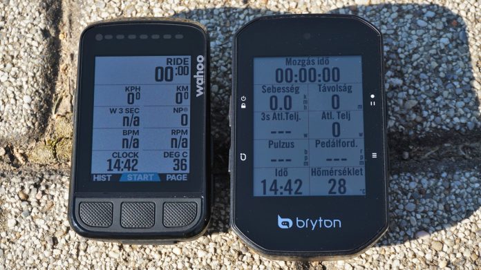 Bryton Rider S500 vs Wahoo Elemnt Bolt